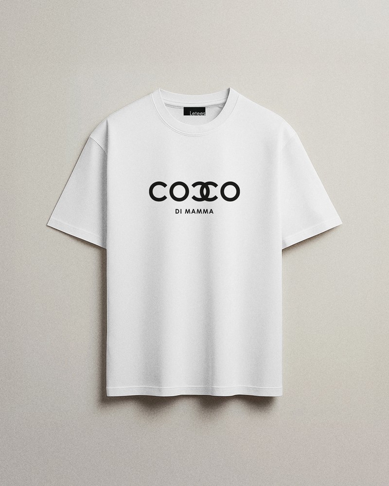T-shirt Letees Cocco di Mamma