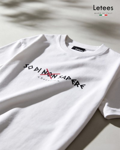 T-shirt Letees so di non sapere
